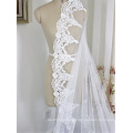 White/Ivory Bridal Veil 3m Long Lace Hem Bridal wedding veils